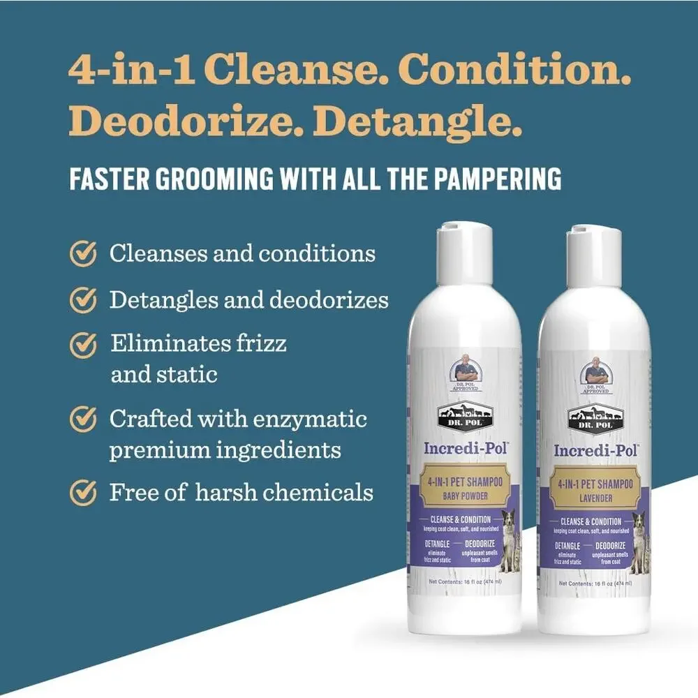 Dr. Pol Incredi-Pol 4-in-1 Pet Shampoo